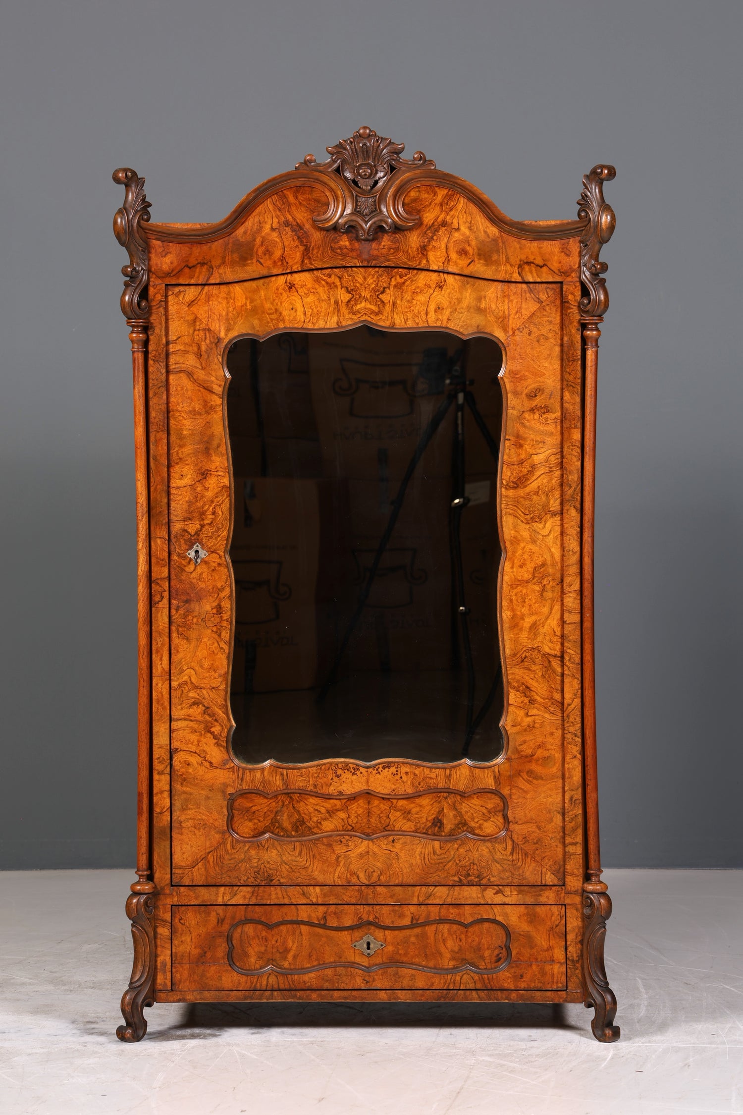 Traumhafter Louis Philippe Schrank Biedermeier Kleiderschrank echt Holz Wäscheschrank um 1880