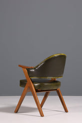 Luxuriöser "Manchester Green" Stuhl Bürostuhl Esszimmerstuhl Lounge Stuhl im Chesterfield Design