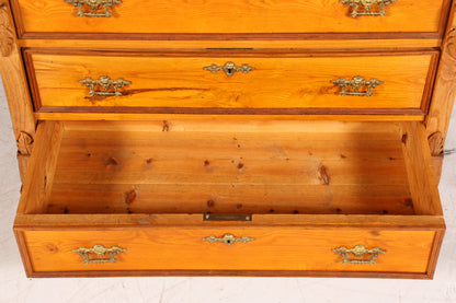 Wunderschöner Gründerzeit Sekretär Vertiko Highboard Louis Philippe Kommode Sekretär Schrank um 1880