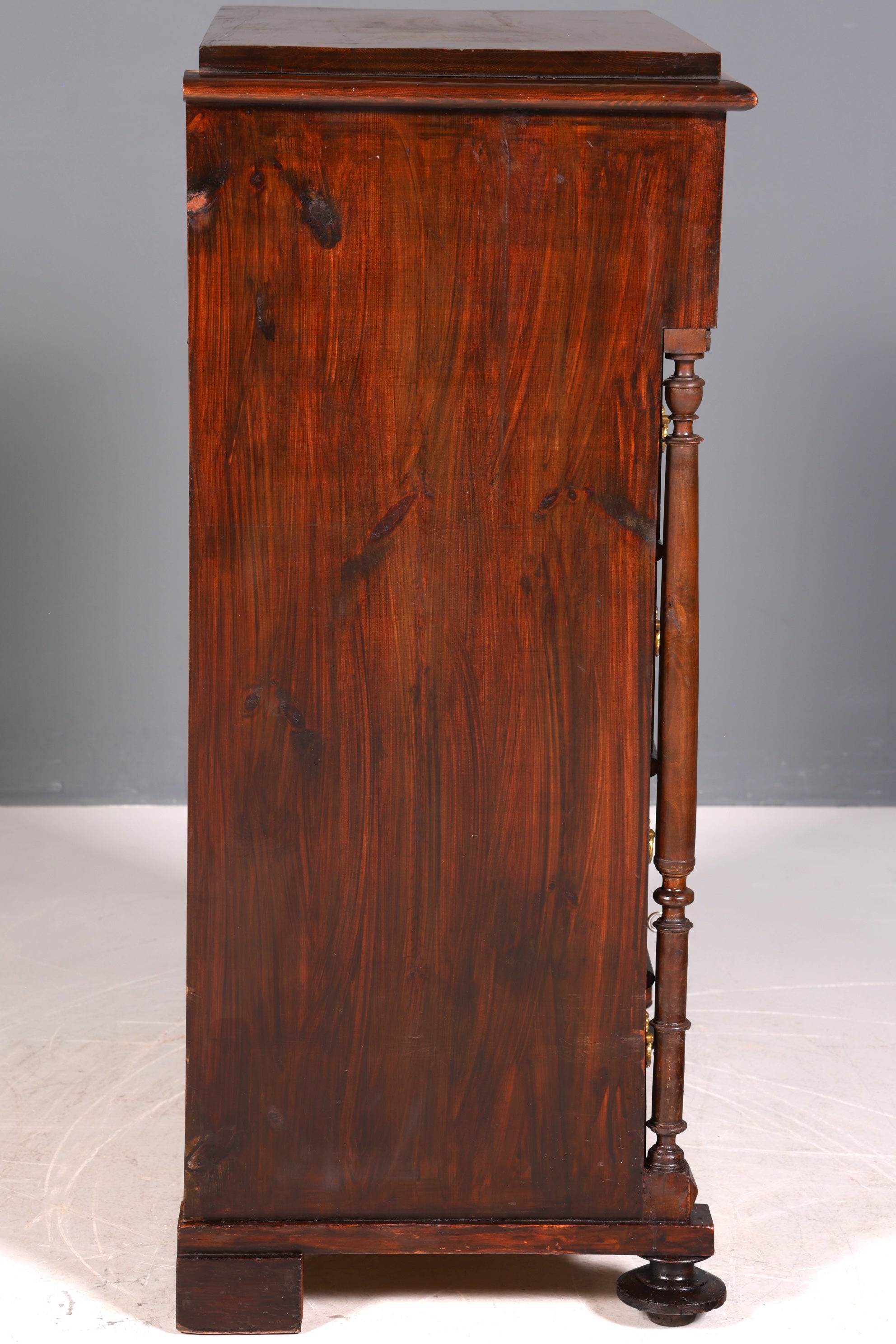 Wunderschönes Gründerzeit Vertiko Louis Philippe Kommode um 1880 Schubladenkommode