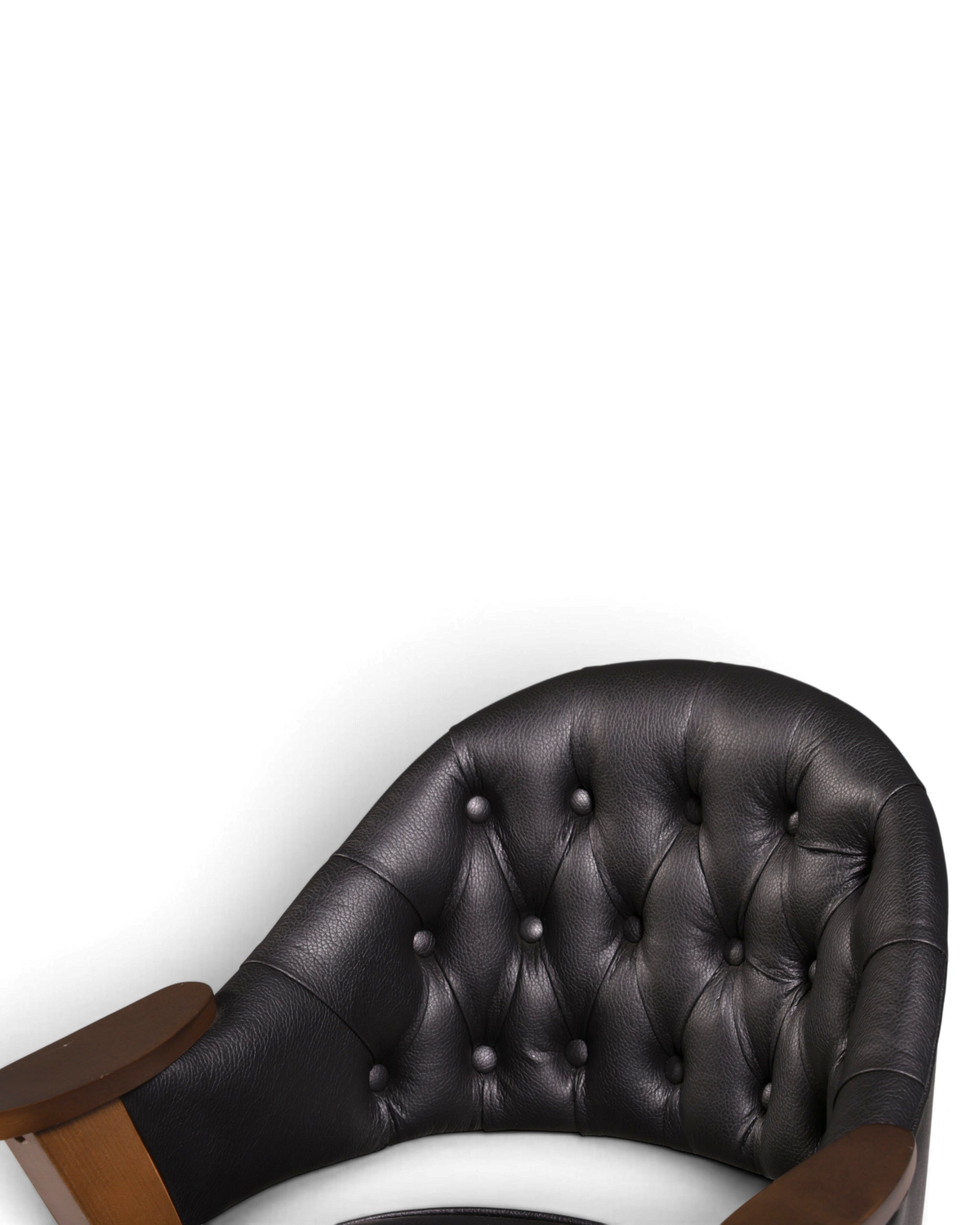 Luxuriöser "Manchester Black" Stuhl Chesterfield Stil  Bürostuhl Esszimmerstuhl Lounge Stuhl