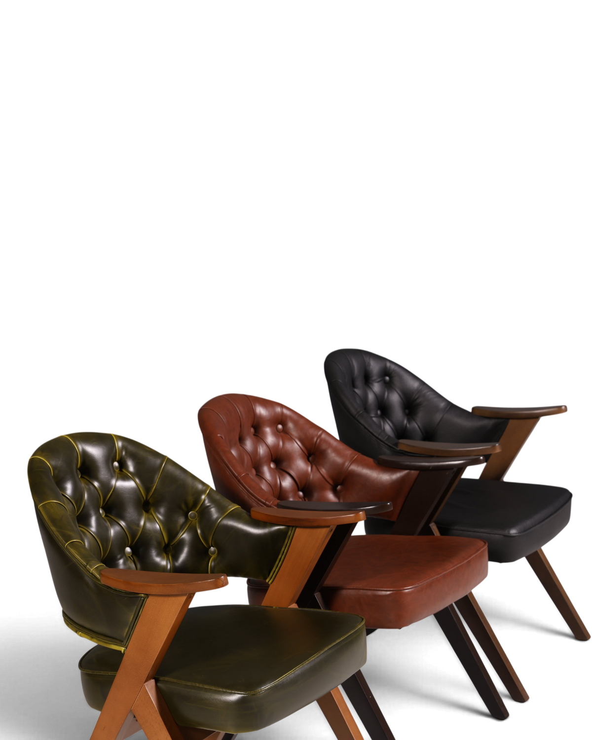 Luxuriöser "Manchester Black" Stuhl Chesterfield Stil  Bürostuhl Esszimmerstuhl Lounge Stuhl