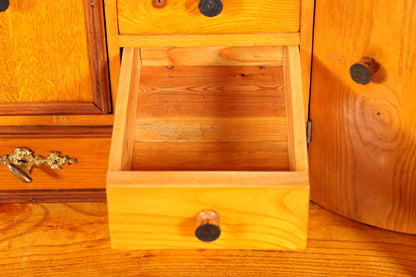 Wunderschöner Gründerzeit Sekretär Vertiko Highboard Louis Philippe Kommode Sekretär Schrank um 1880