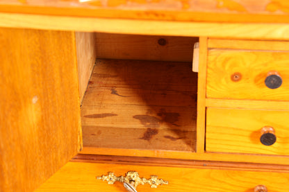 Wunderschöner Gründerzeit Sekretär Vertiko Highboard Louis Philippe Kommode Sekretär Schrank um 1880
