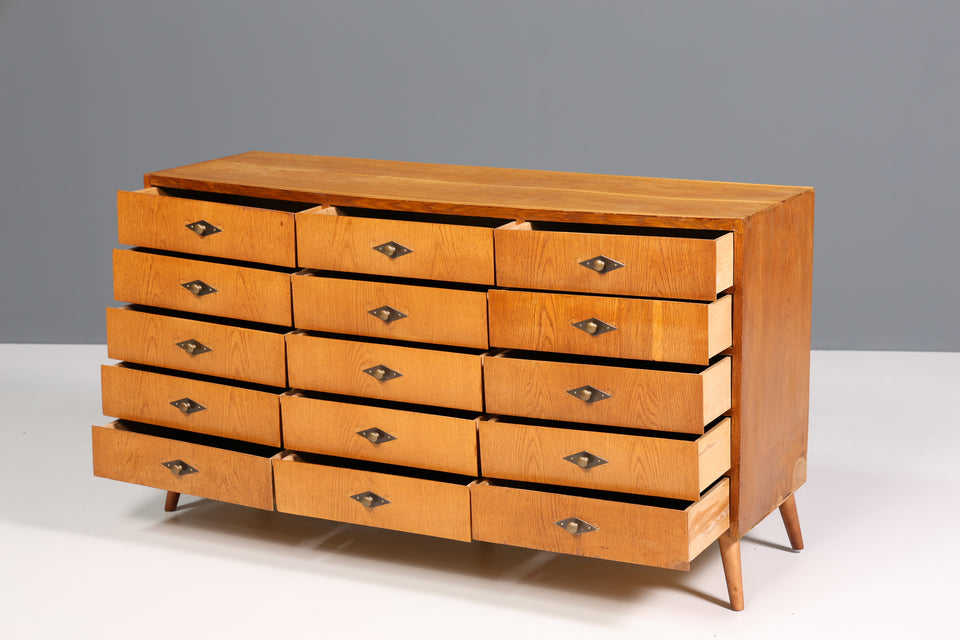 Traumhafte Mid Century Kommode Vintage Bauhaus Apotheker Schrank