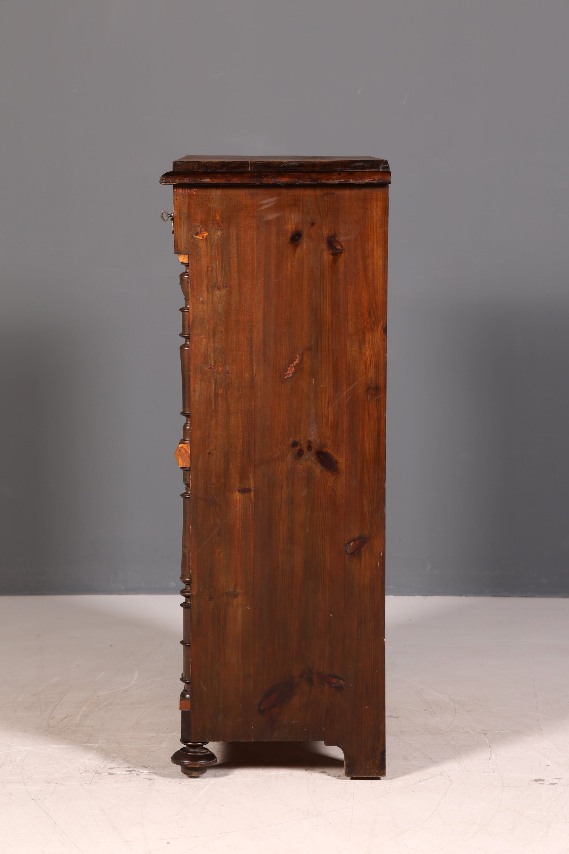 Traumhafter Gründerzeit Sekretär Jugendstil Kommode Antik Schubladenkommode Vertiko Highboard