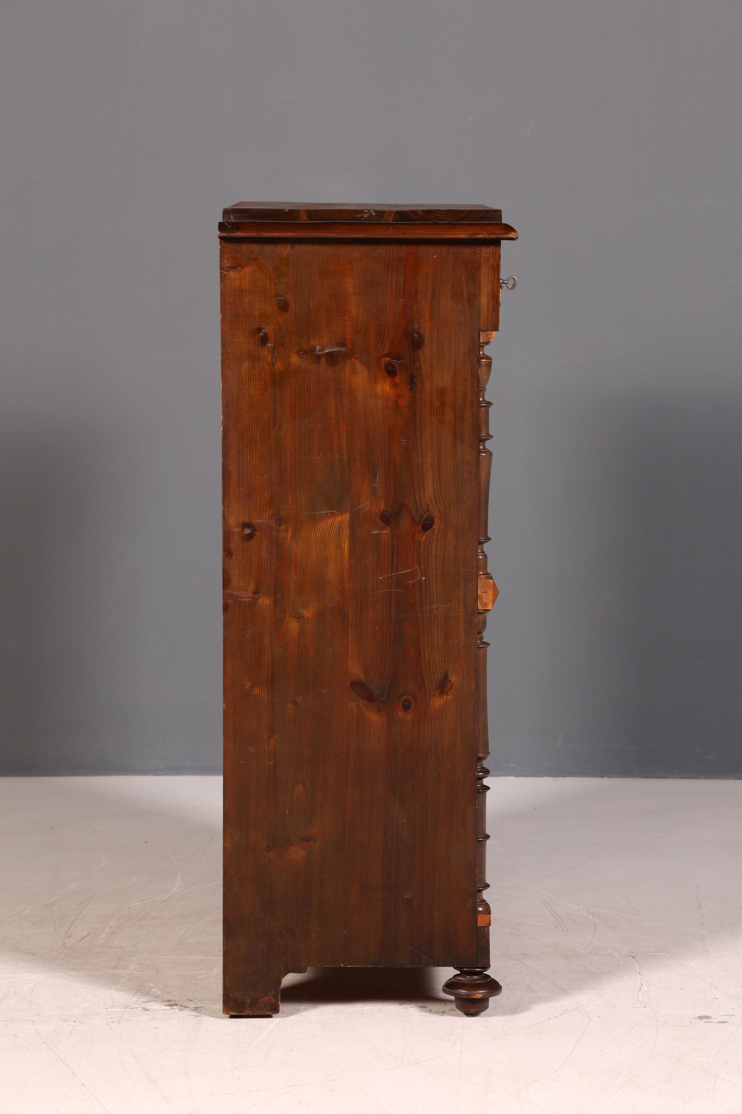 Traumhafter Gründerzeit Sekretär Jugendstil Kommode Antik Schubladenkommode Vertiko Highboard