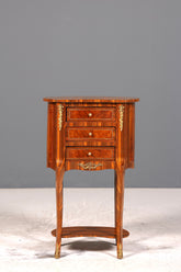 Stilvolle Barock Stil Kommode Antik Stil Beistelltisch Messing Schränkchen