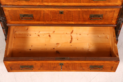 Traumhafter Gründerzeit Sekretär Jugendstil Kommode Antik Schubladenkommode Vertiko Highboard