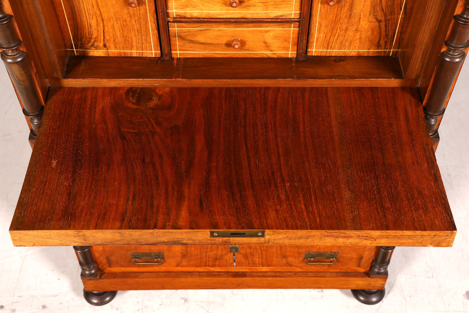 Traumhafter Gründerzeit Sekretär Jugendstil Kommode Antik Schubladenkommode Vertiko Highboard