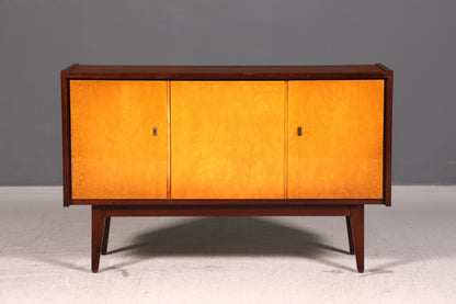 Wunderschönes Mid Century Sideboard Vintage TV Kommode Schrank Anrichte 60s Holz