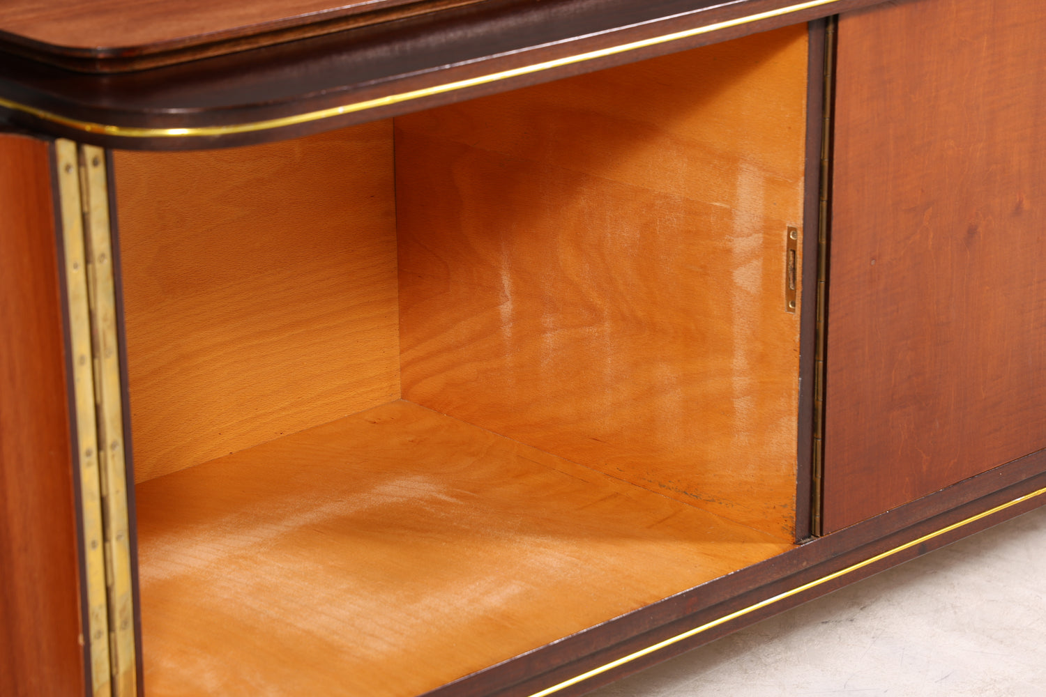 Schlichtes Mid Century Sideboard Vintage TV Kommode 60s Retro Schrank