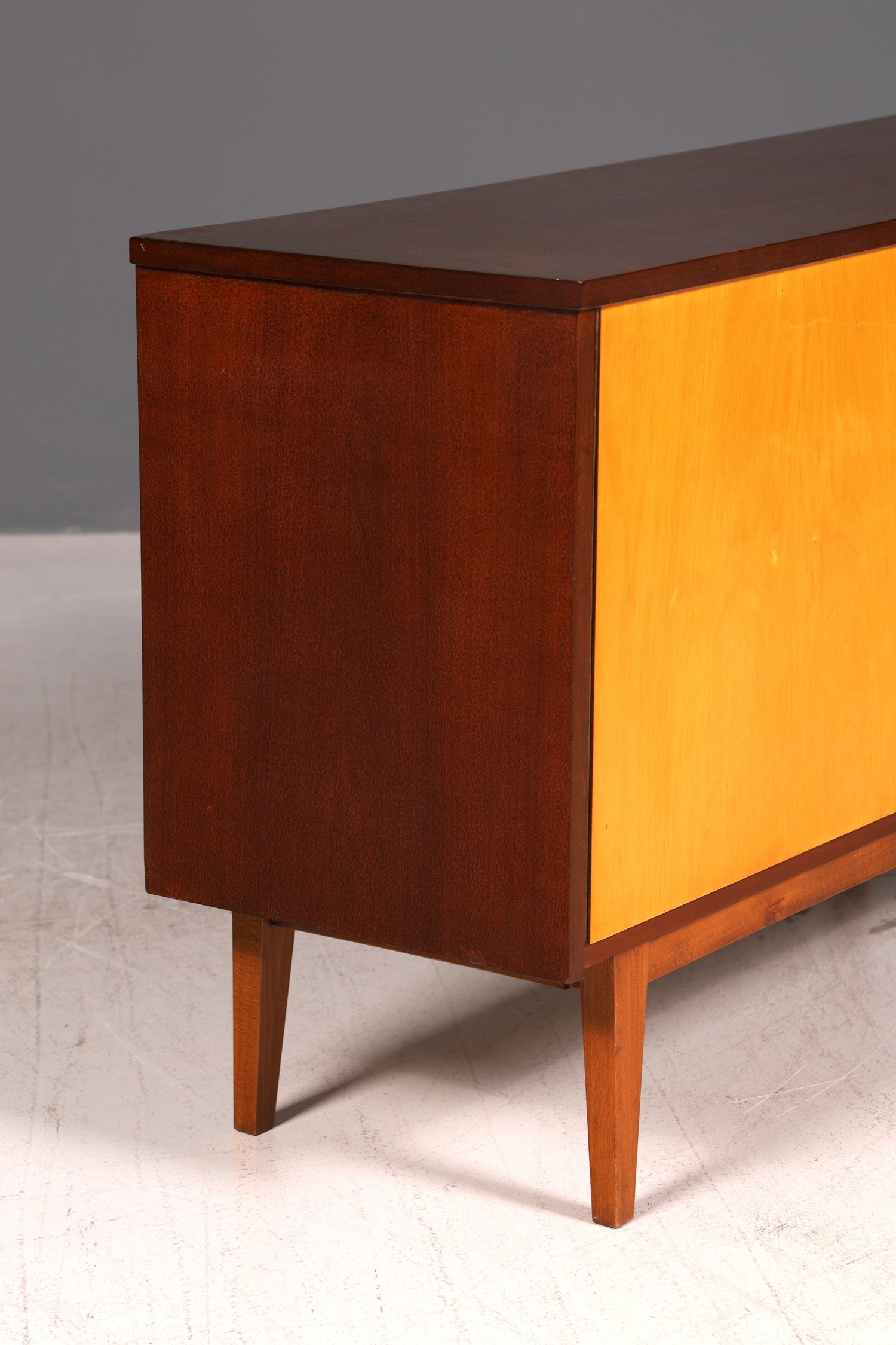 Wunderschöner Mid Century Schrank Vintage Flur Kommode Retro TV Sideboard 60s Holz