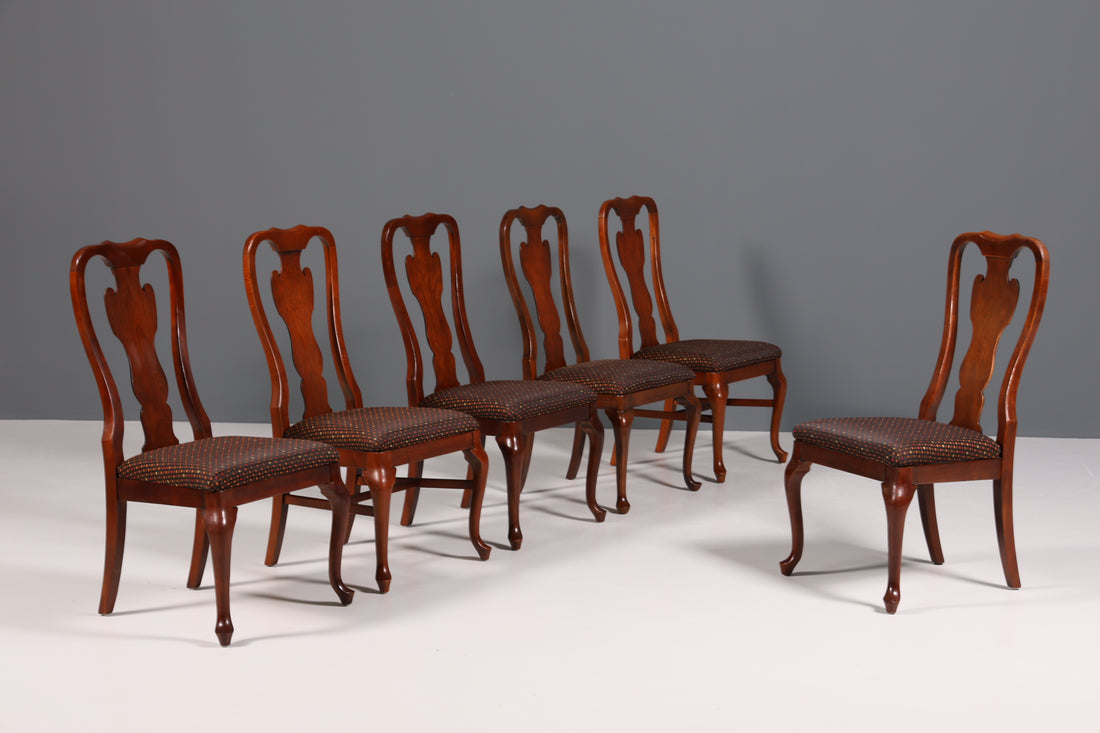 6x Original Drexel Heritage Chairs American USA Chair Set