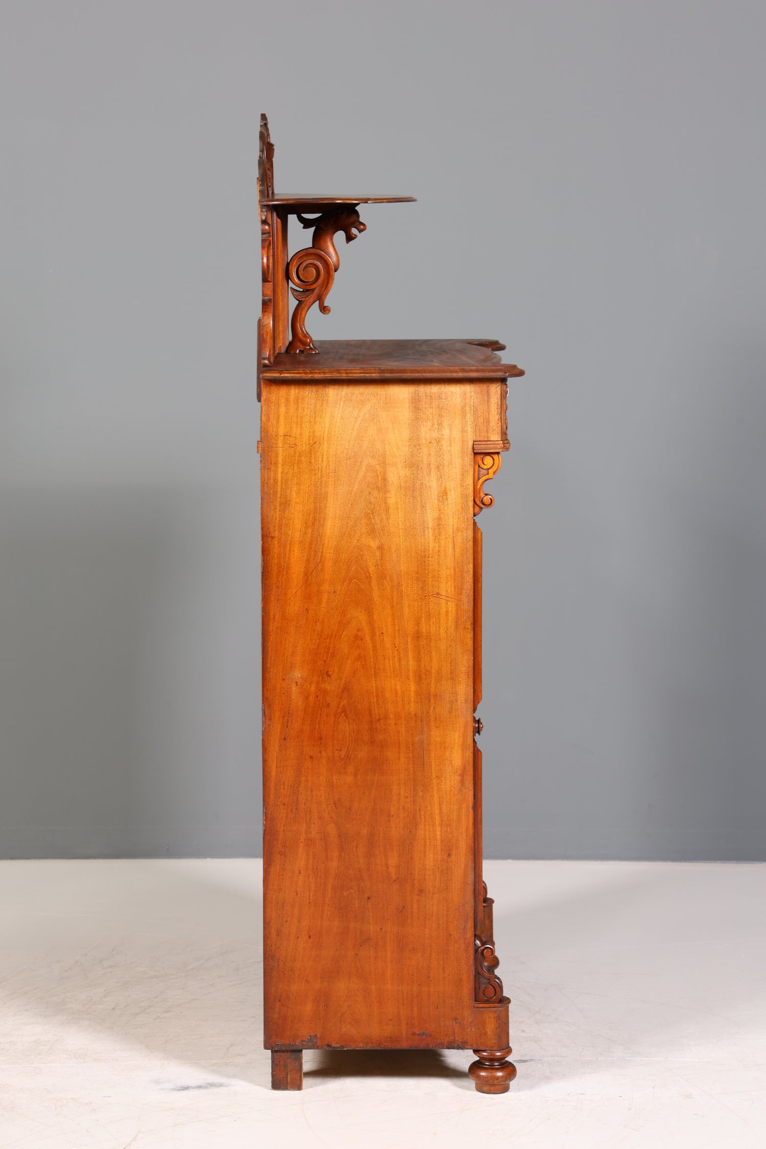 Traumhafter Louis Philippe Schrank um 1880 Gründerzeit Vertiko Aufsatz Schrank