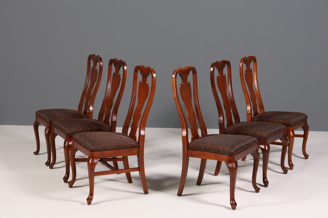 6x Original Drexel Heritage Chairs American USA Chair Set
