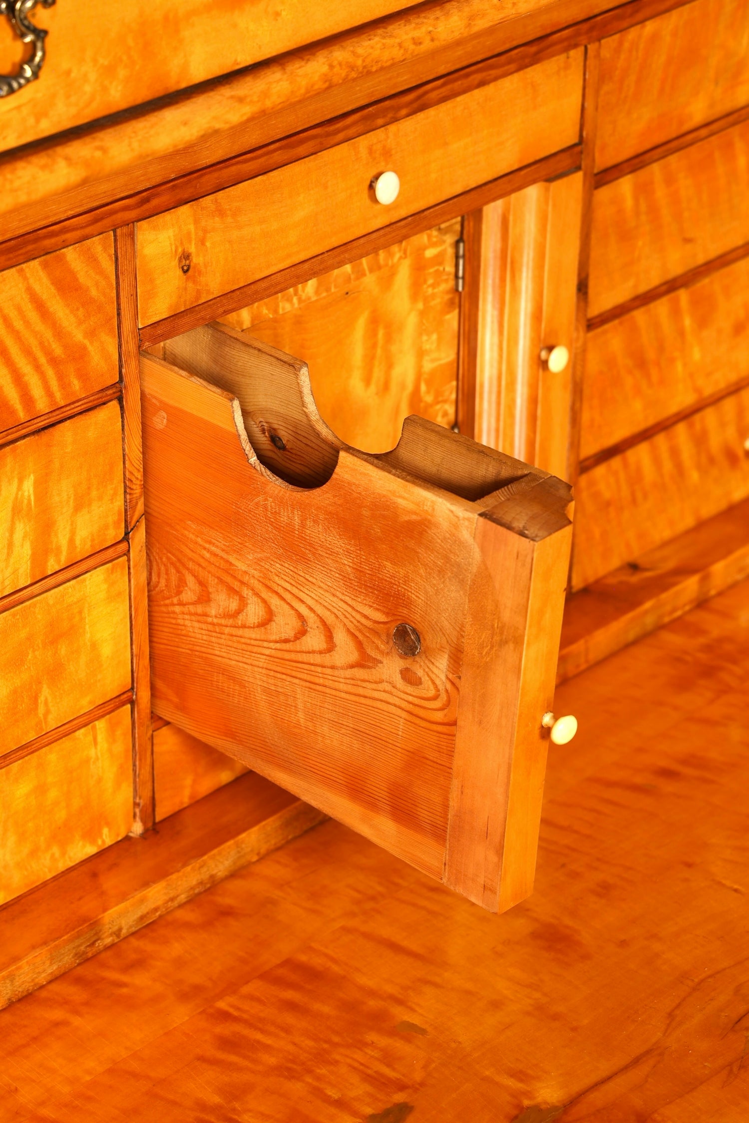 G106 Finish cm Wunderschöner Gründerzeit Sekretär Kommode Jugendstil Schubladenkommode Antik Vertiko