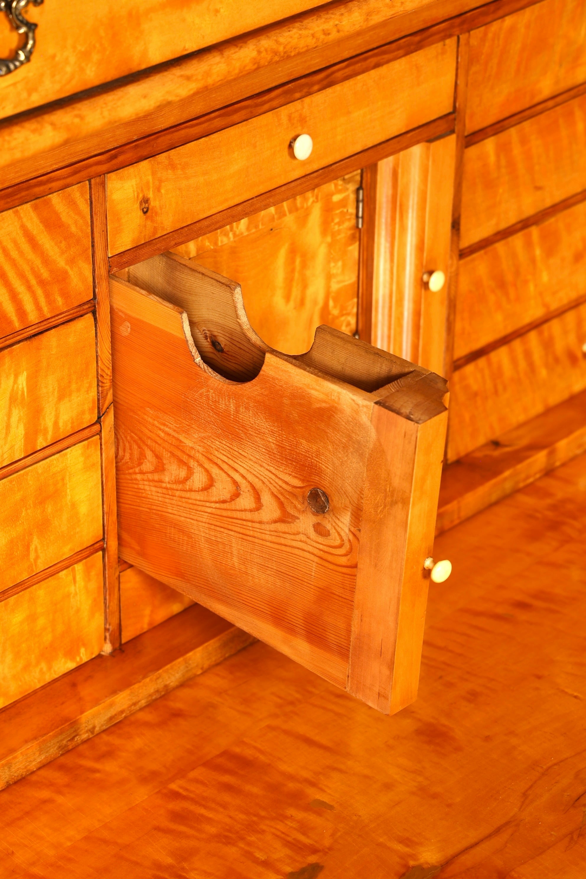 G106 Finish cm Wunderschöner Gründerzeit Sekretär Kommode Jugendstil Schubladenkommode Antik Vertiko