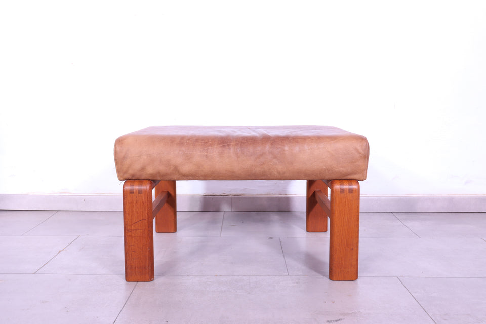 Wunderschöner Danish Design Teak Holz Hocker Mid Century