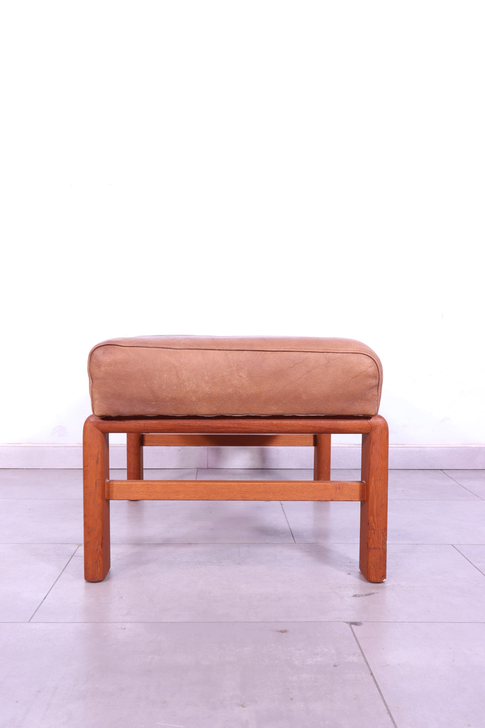 Wunderschöner Danish Design Teak Holz Hocker Mid Century