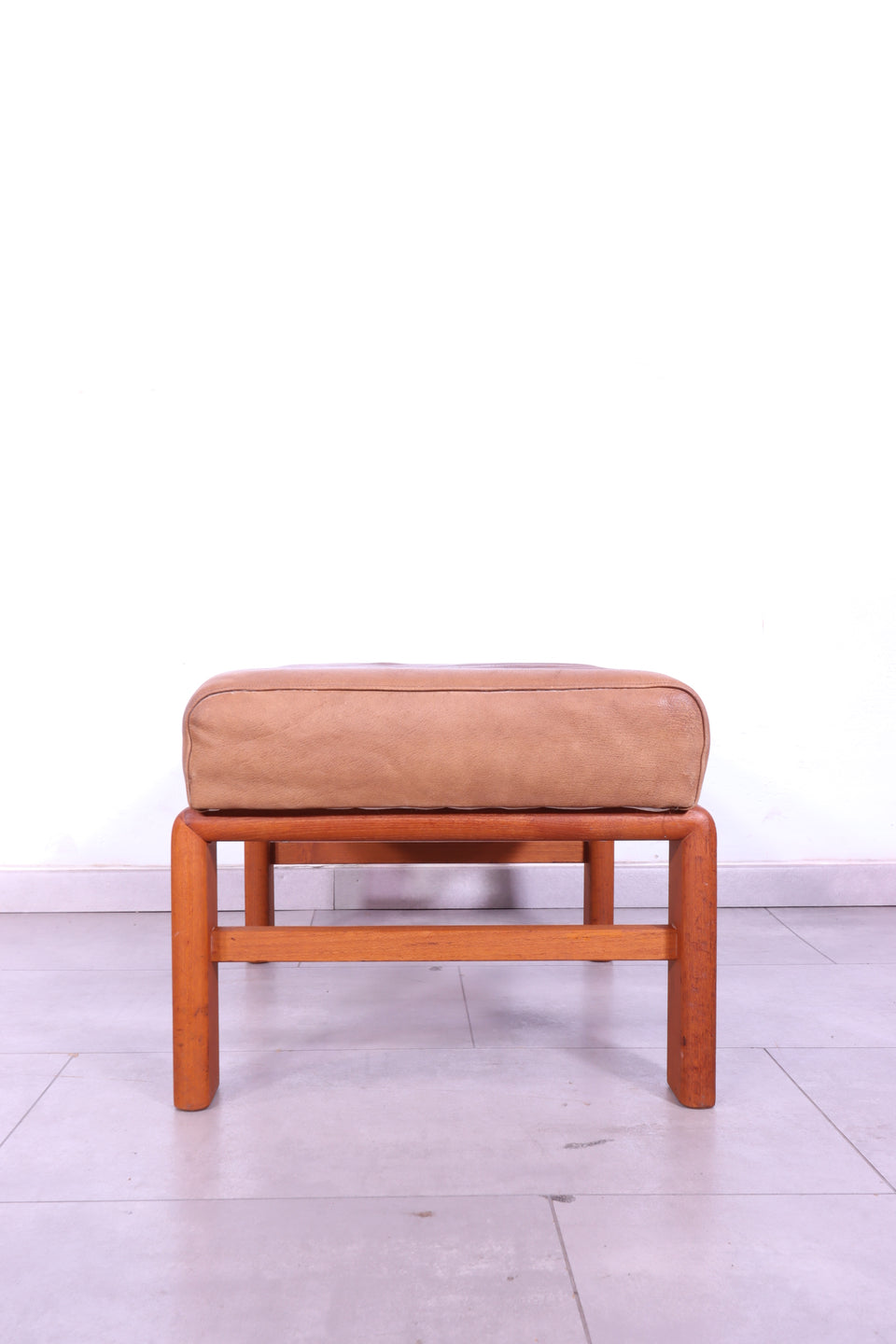 Wunderschöner Danish Design Teak Holz Hocker Mid Century