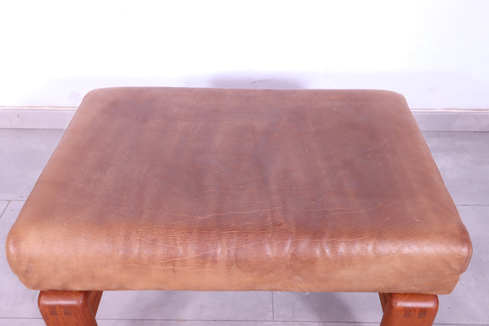 Wunderschöner Danish Design Teak Holz Hocker Mid Century