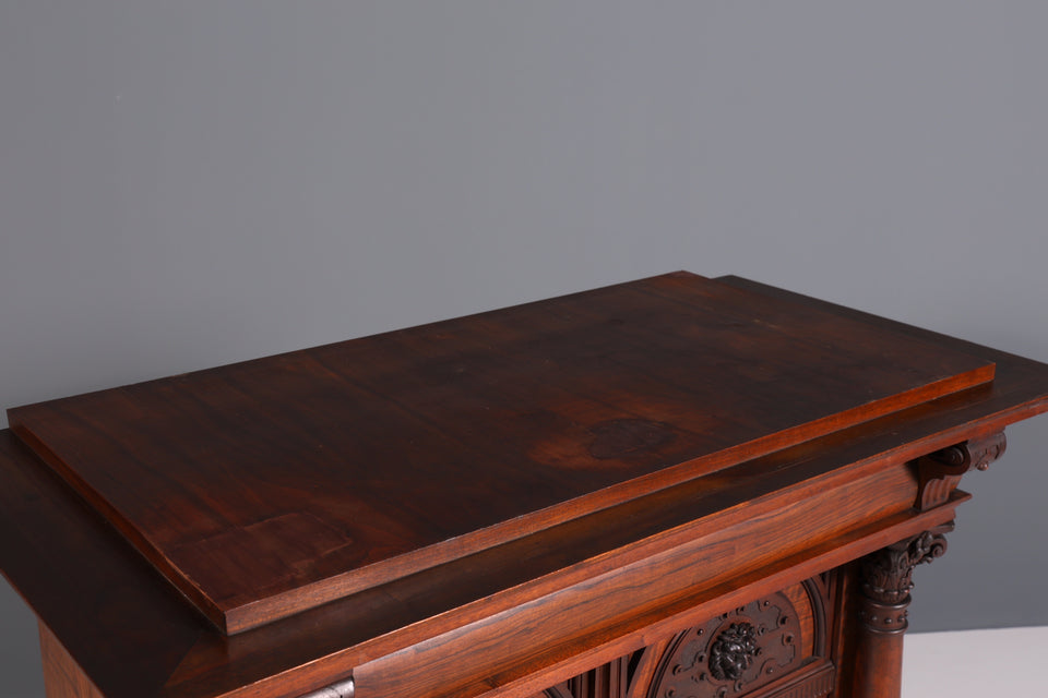 Edler Gründerzeit Schrank Louis Philippe Nussbaum Kommode um 1880