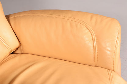 Wunderschöner Himolla Relaxsessel Echtleder Beige Fernsehsessel Ruhesessel mit Liegefunktion Vintage