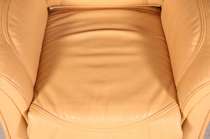 Wunderschöner Himolla Relaxsessel Echtleder Beige Fernsehsessel Ruhesessel mit Liegefunktion Vintage