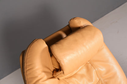 Wunderschöner Himolla Relaxsessel Echtleder Beige Fernsehsessel Ruhesessel mit Liegefunktion Vintage