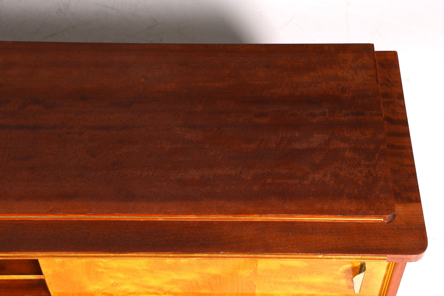 Mid Century Sideboard Vintage TV Kommode 60s Schiebetür Schrank Longboard Retro Lowboard