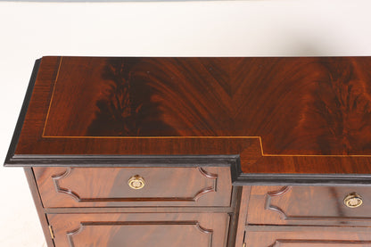 Wunderschönes Englisches Sideboard Mahagoni Schrank Antik 60s Buffetschrank Kommode