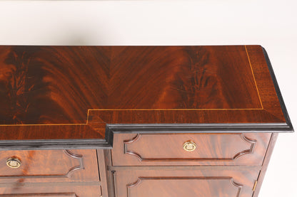 Wunderschönes Englisches Sideboard Mahagoni Schrank Antik 60s Buffetschrank Kommode