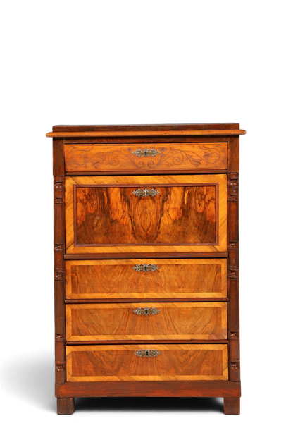 Edler Gründerzeit Sekretär Vertiko Highboard Jugendstil Kommode Schrank um 1880