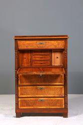 Edler Gründerzeit Sekretär Vertiko Highboard Jugendstil Kommode Schrank um 1880