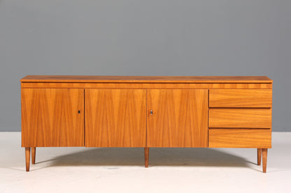 Schlichtes XXL Mid Century Sideboard Vintage TV Kommode 60s Schrank Retro Longboard