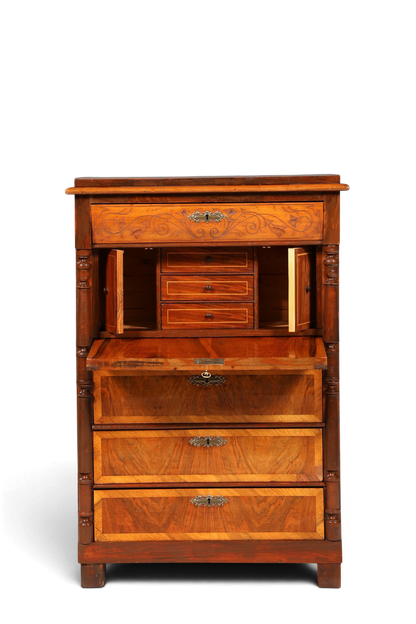 Edler Gründerzeit Sekretär Vertiko Highboard Jugendstil Kommode Schrank um 1880