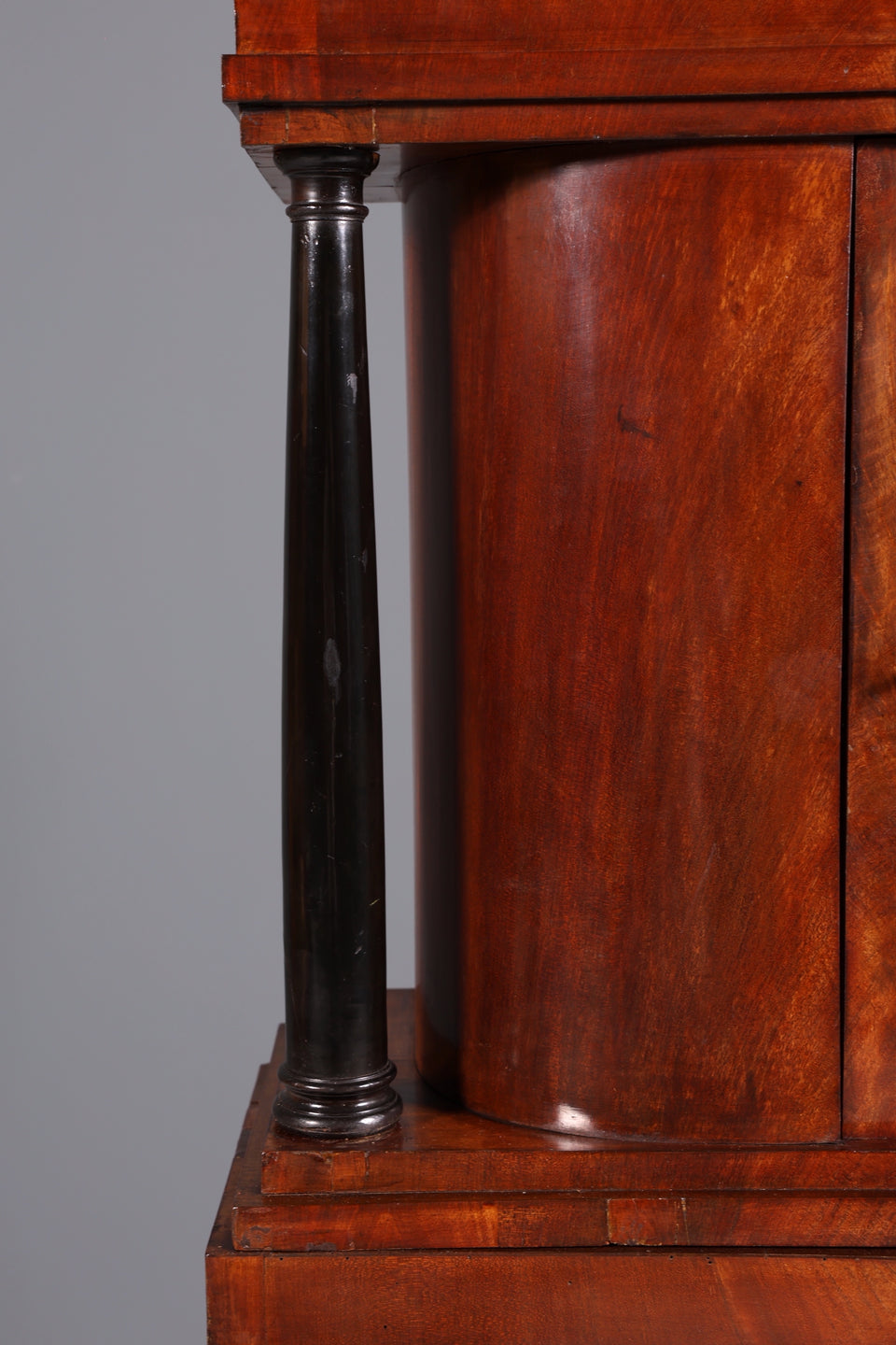 Traumhafter Biedermeier Sekretär um 1840 Rollladen Kommode Säulen Schrank