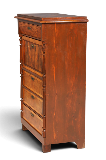 Edler Gründerzeit Sekretär Vertiko Highboard Jugendstil Kommode Schrank um 1880
