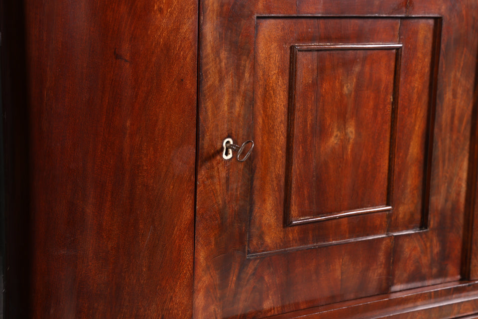 Traumhafter Biedermeier Sekretär um 1840 Rollladen Kommode Säulen Schrank