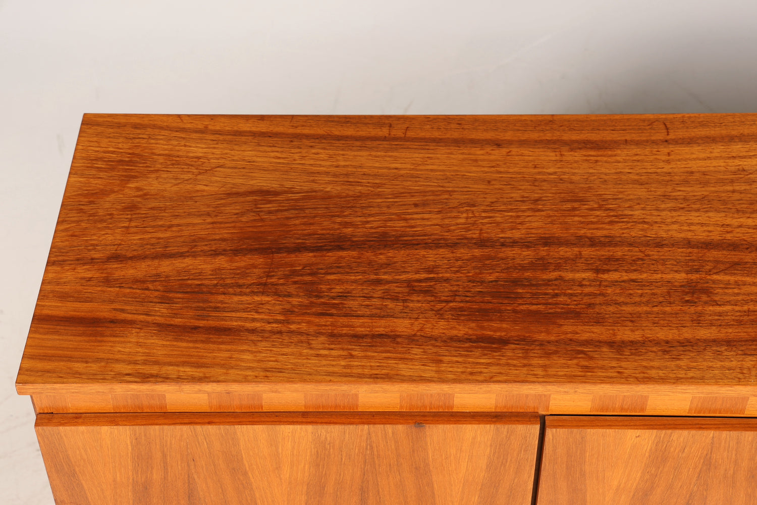 Schlichtes XXL Mid Century Sideboard Vintage TV Kommode 60s Schrank Retro Longboard