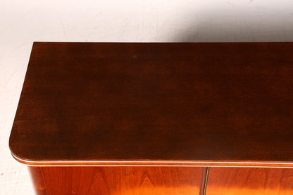 Wunderschönes Mid Century Sideboard Vintage Longboard TV Kommode Schrank Vintage Lowboard 60s Holz