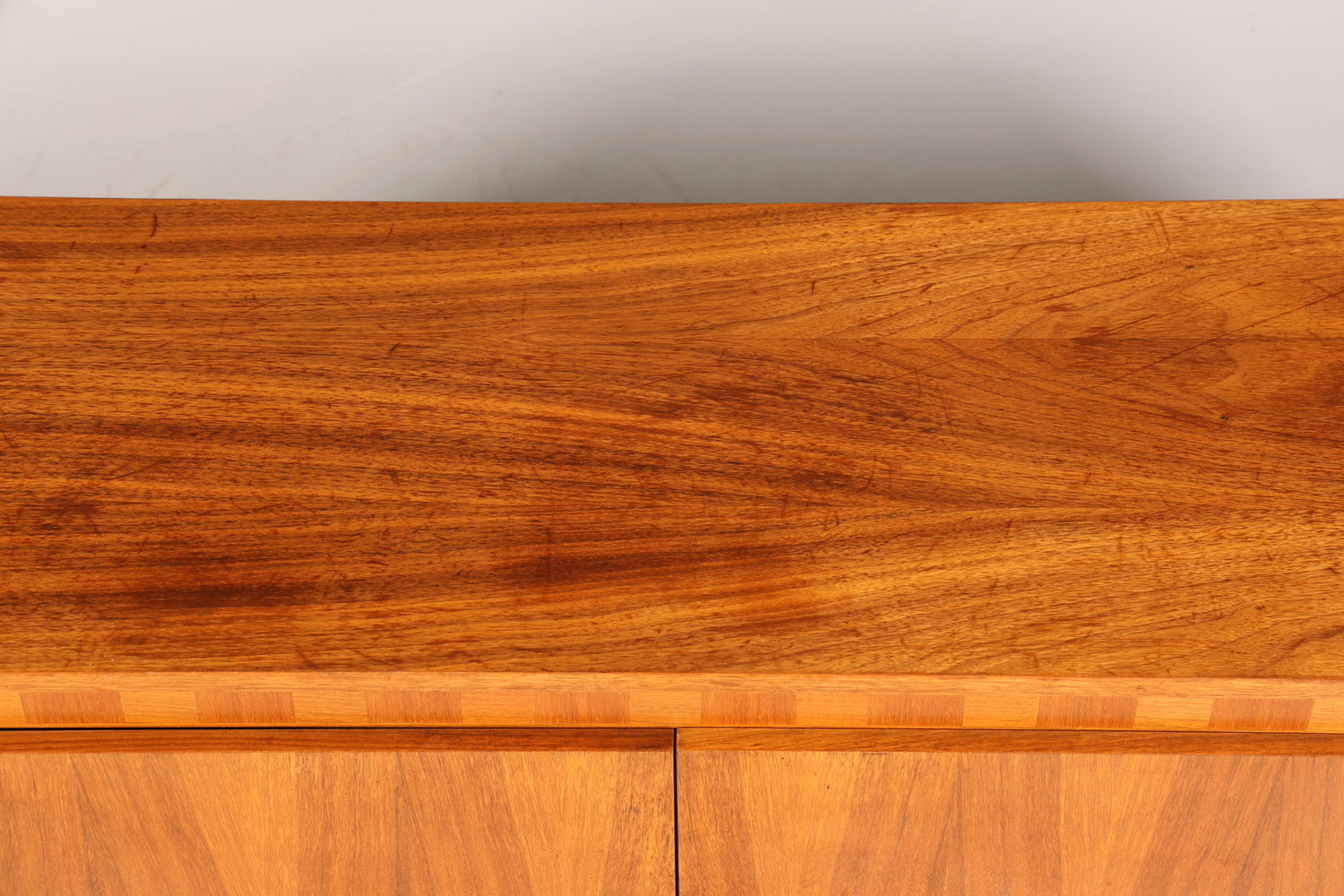 Schlichtes XXL Mid Century Sideboard Vintage TV Kommode 60s Schrank Retro Longboard