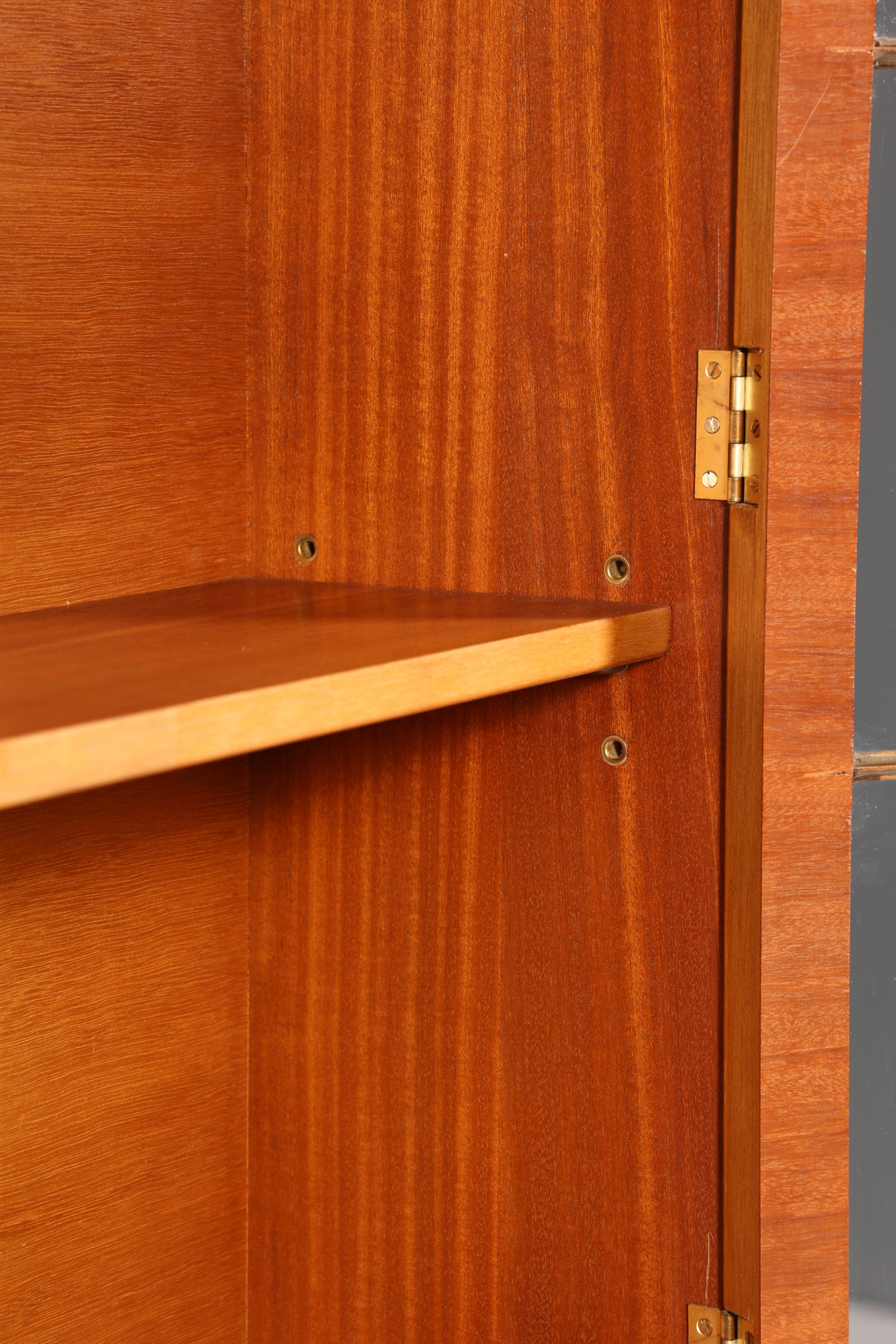 Stilvoller Englischer Sekretär Büro Aufsatzsekretär Eibe Antik 60S Vitrinen Schrank UK