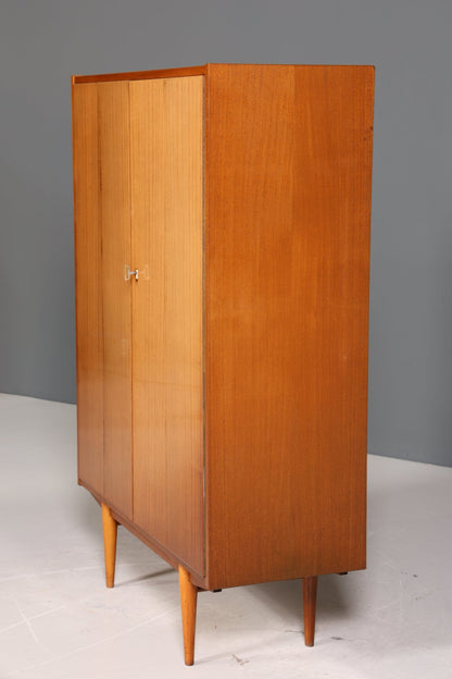 Wunderschöner Mid Century Schrank Vintage Highboard Retro Wäscheschrank Vertiko 60er Jahre VEB