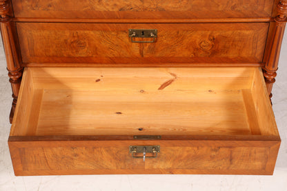 Edler Gründerzeit Sekretär Vertiko Highboard Jugendstil Kommode Schrank um 1880