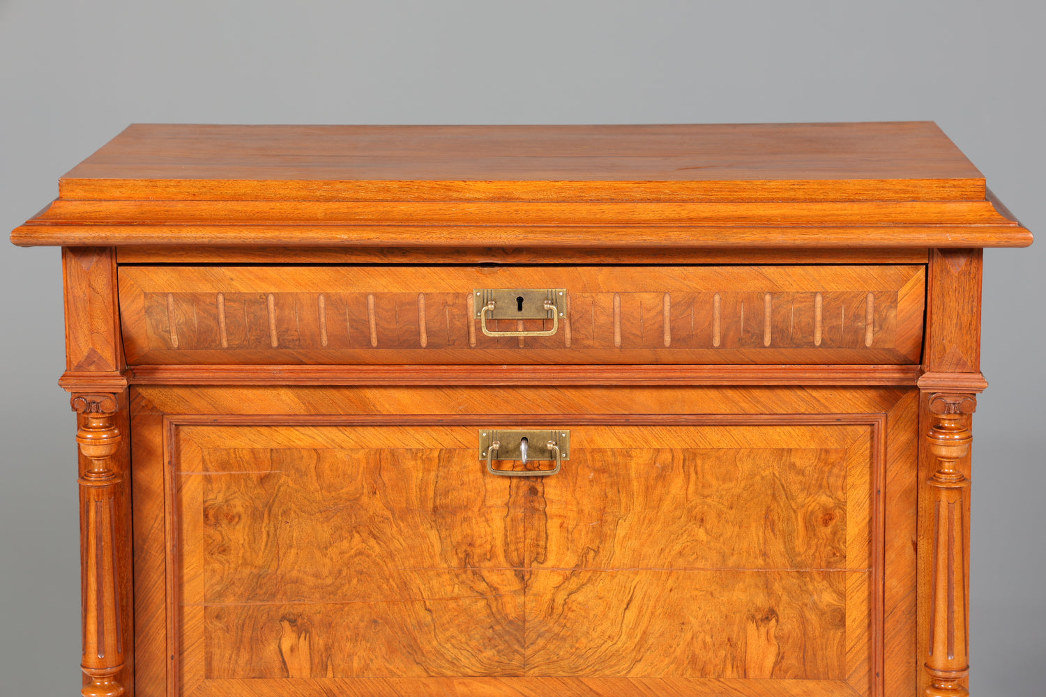 Edler Gründerzeit Sekretär Vertiko Highboard Jugendstil Kommode Schrank um 1880