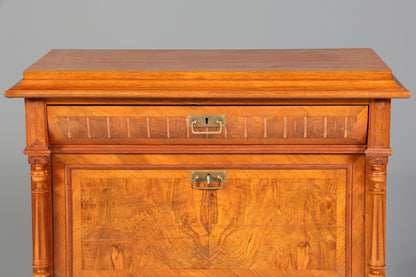 Edler Gründerzeit Sekretär Vertiko Highboard Jugendstil Kommode Schrank um 1880