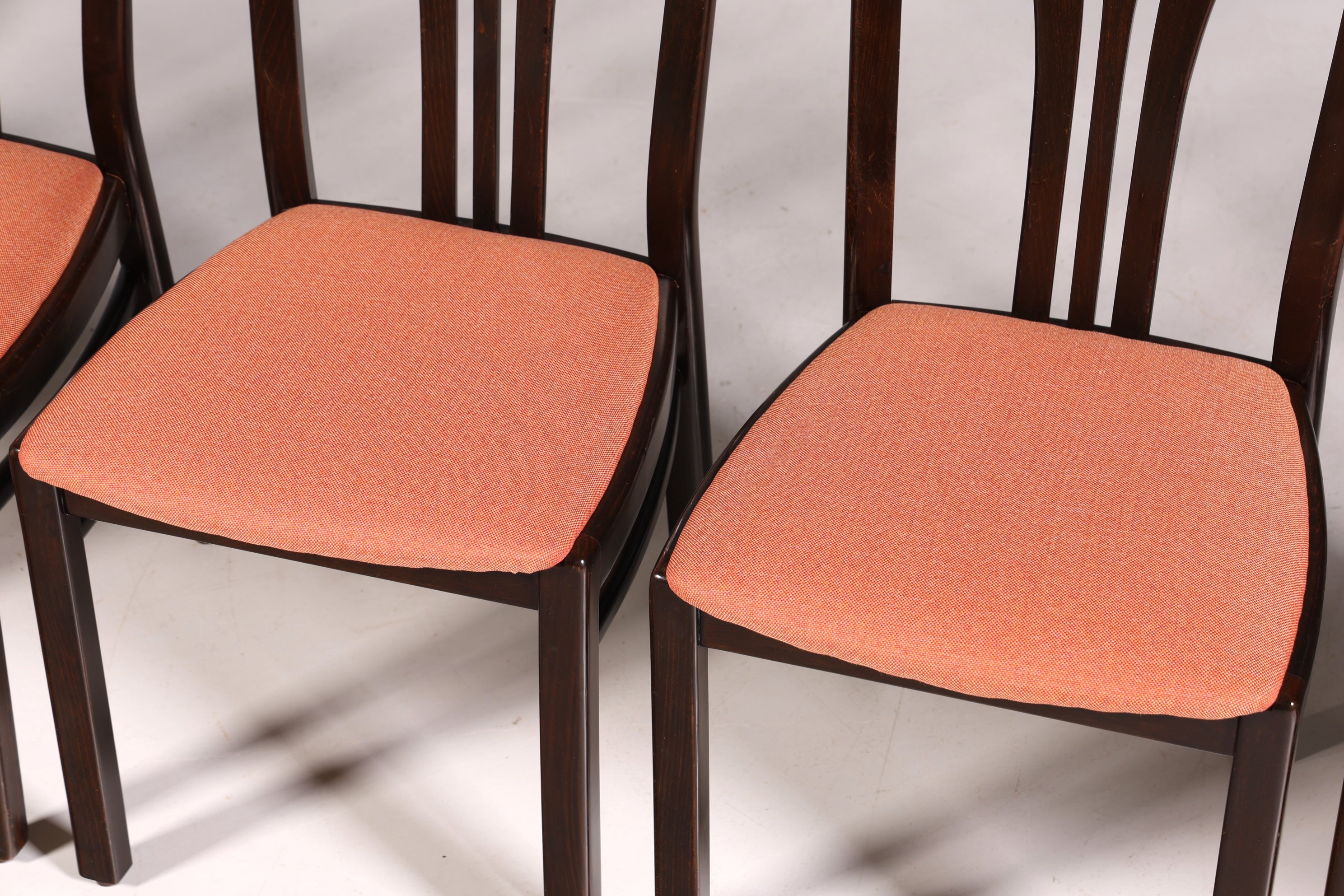 6x Schlichte Mid Century Stühle Retro Stuhlset Küchenstühle Esszimmer Stühle