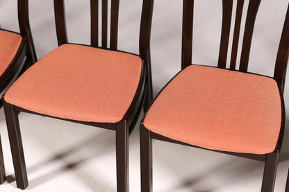 6x Schlichte Mid Century Stühle Retro Stuhlset Küchenstühle Esszimmer Stühle